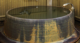 七釜温泉と館内のイメージ